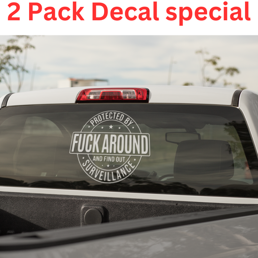 Fuck around and find out 2-pack special
