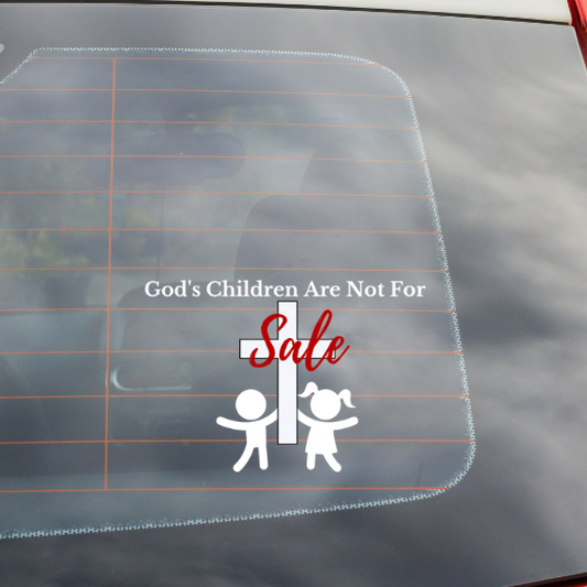 God's children are not for sale  Decal