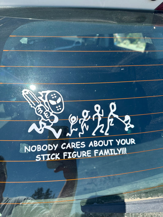 Nobody cares about your stick figure family