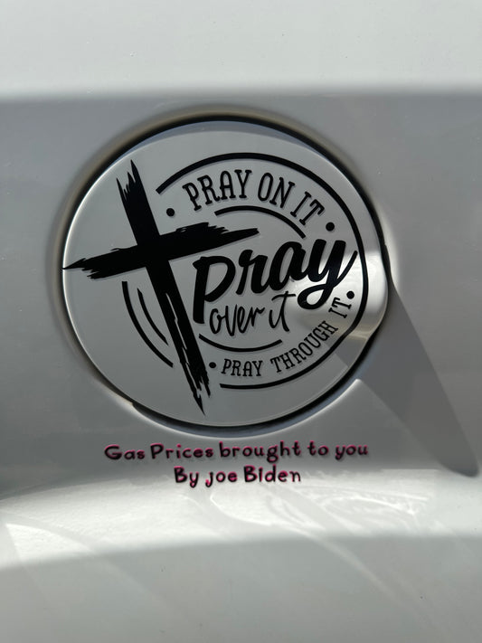 Pray on it, Decal/stickers