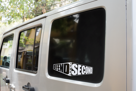 Defend the second  car decal