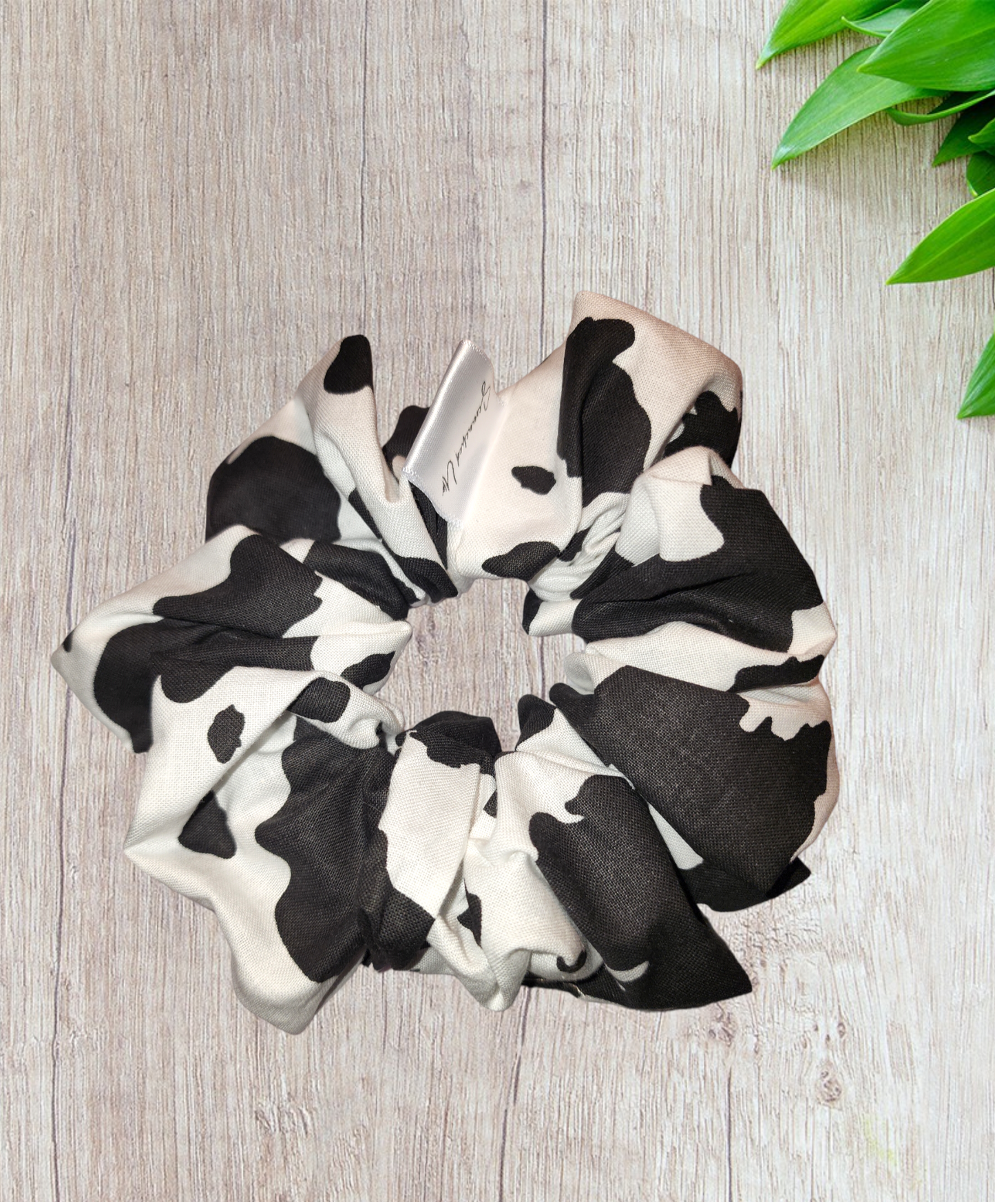 Cow print  scrunchies