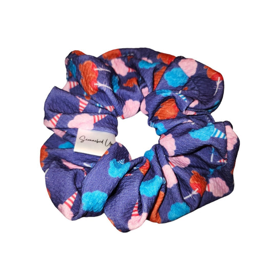Cotton candy  scrunchies