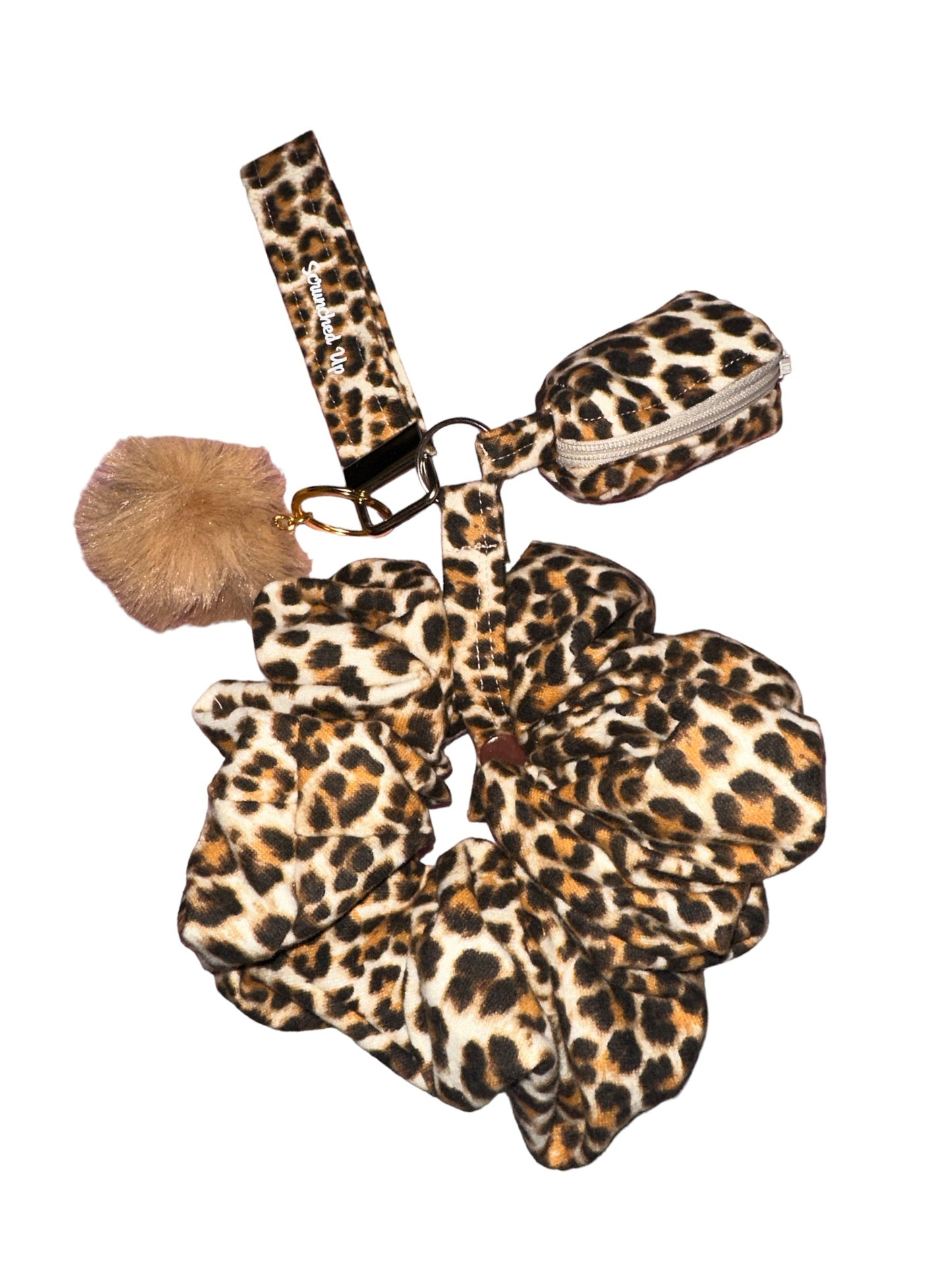 Peggy Bundy keychain with detachable scrunchie